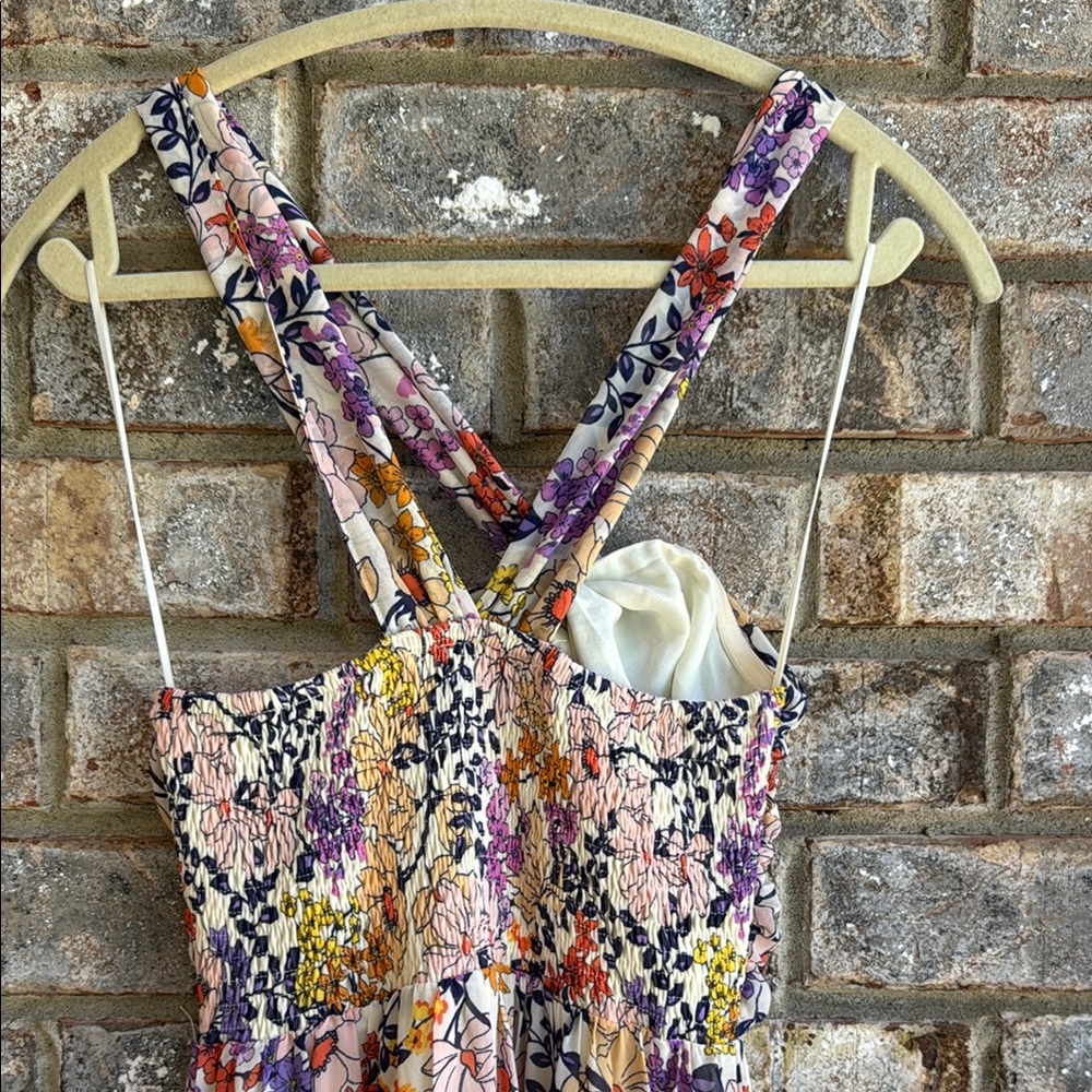 Vici Purple and Pink Halter Maxi Sundress - Picture 4 of 5
